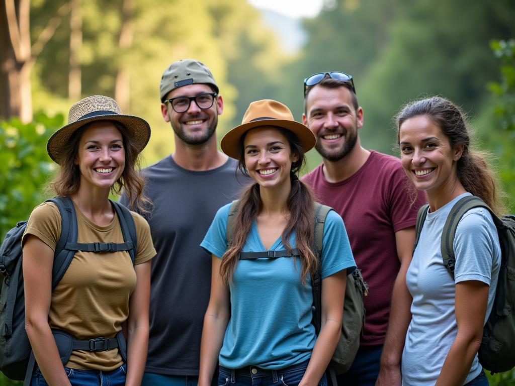 Equipo de guías de Cimarrón Trails en reserva natural