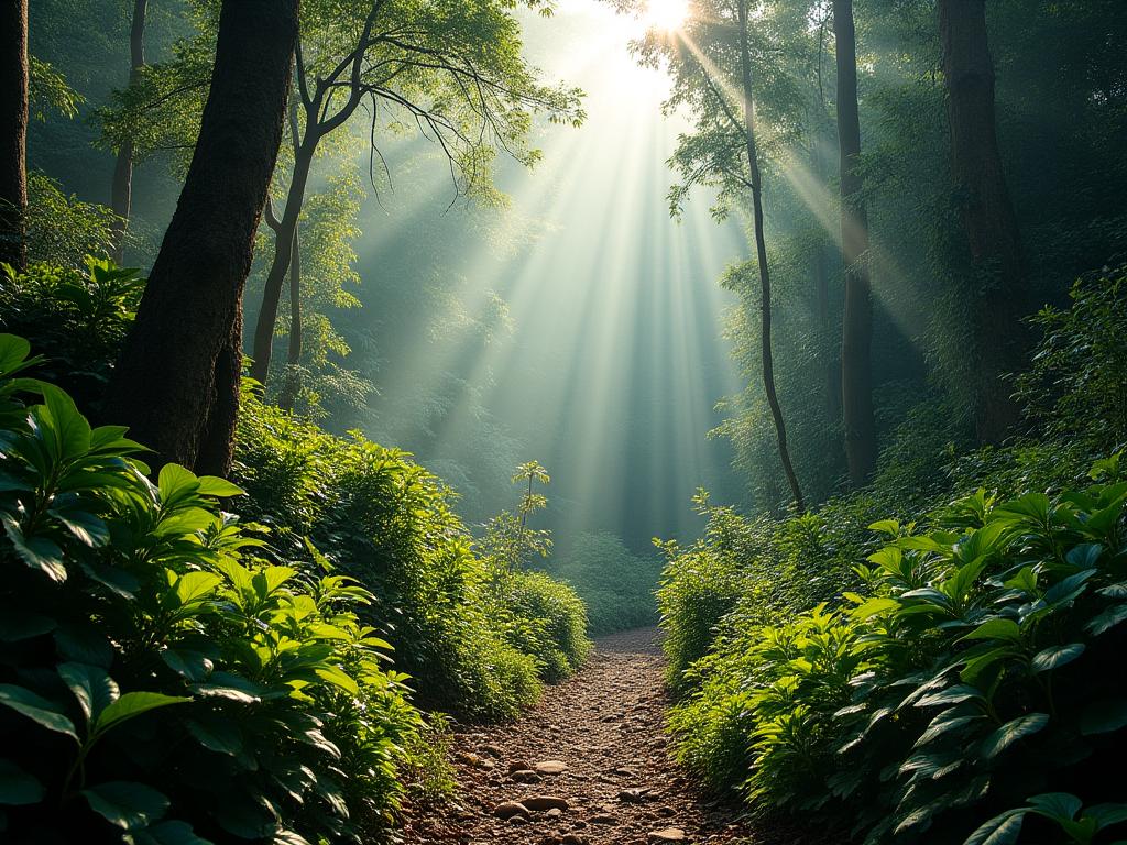 Sendero del Quetzal Dorado - Bosque nublado con vegetación exuberante